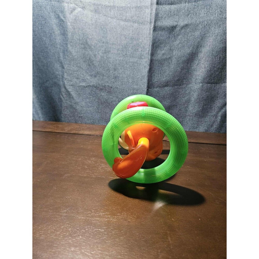 Bright Starts Roll & Glow Monkey | Musical Light Up Crawl Toy | Tummy Time Toy - Picture 4 of 16